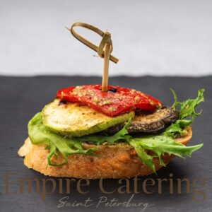 Брускетта с овощами-гриль (45 гр)